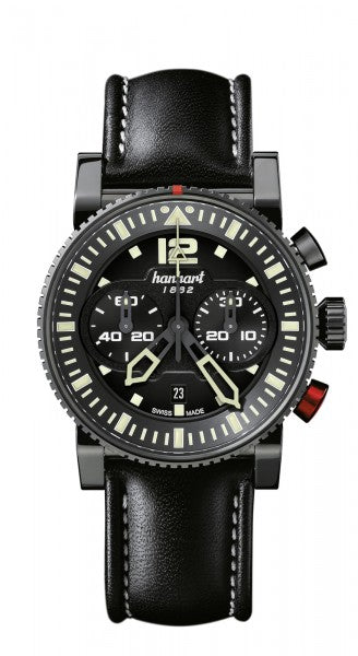 Hanhart 1882 Watch - Primus Pilot Dark