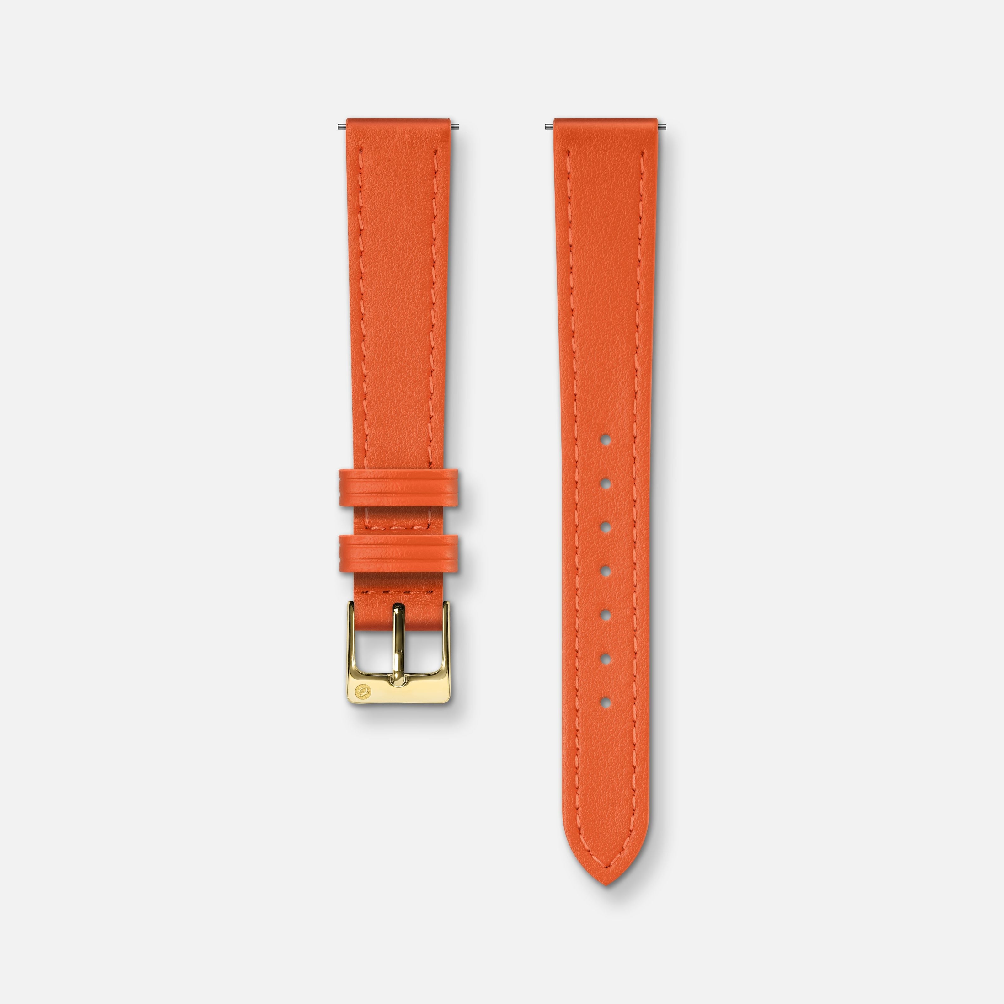 Mandarin leather strap 14mm
