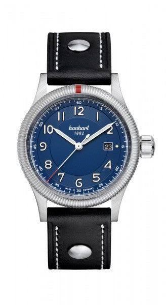 Hanhart 1882 Watch - Pioneer One Blue