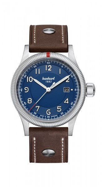 Hanhart 1882 Watch - Pioneer One Blue