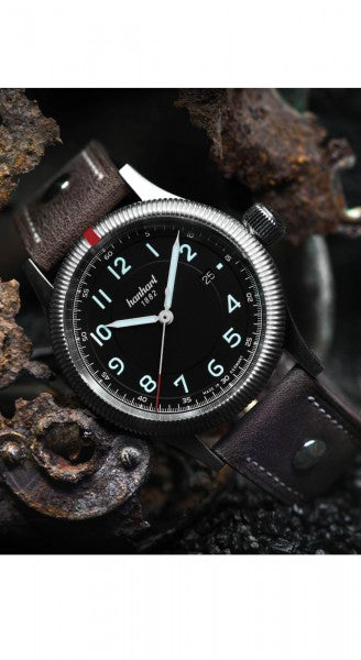 Hanhart 1882 Watch - Pioneer One Black