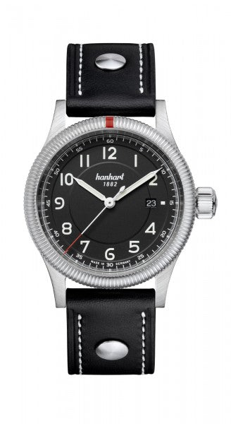 Hanhart 1882 Watch - Pioneer One Black