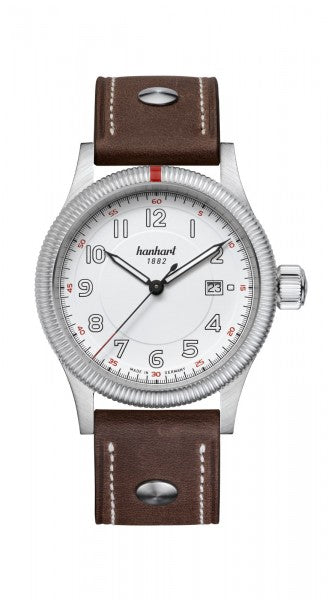 Hanhart 1882 Watch - Pioneer One White