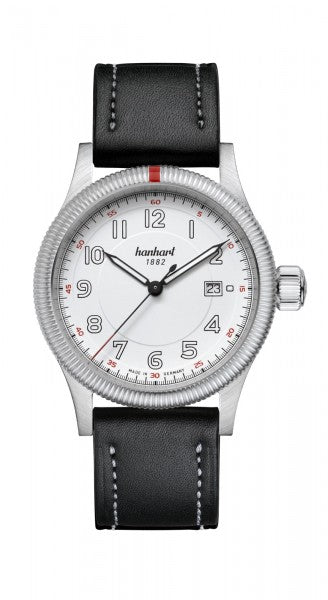 Hanhart 1882 Watch - Pioneer One White