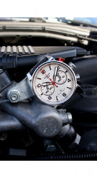 Hanhart 1882 Watch - Primus Racer Silver