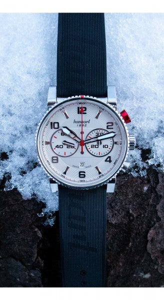 Hanhart 1882 Watch - Primus Racer Silver