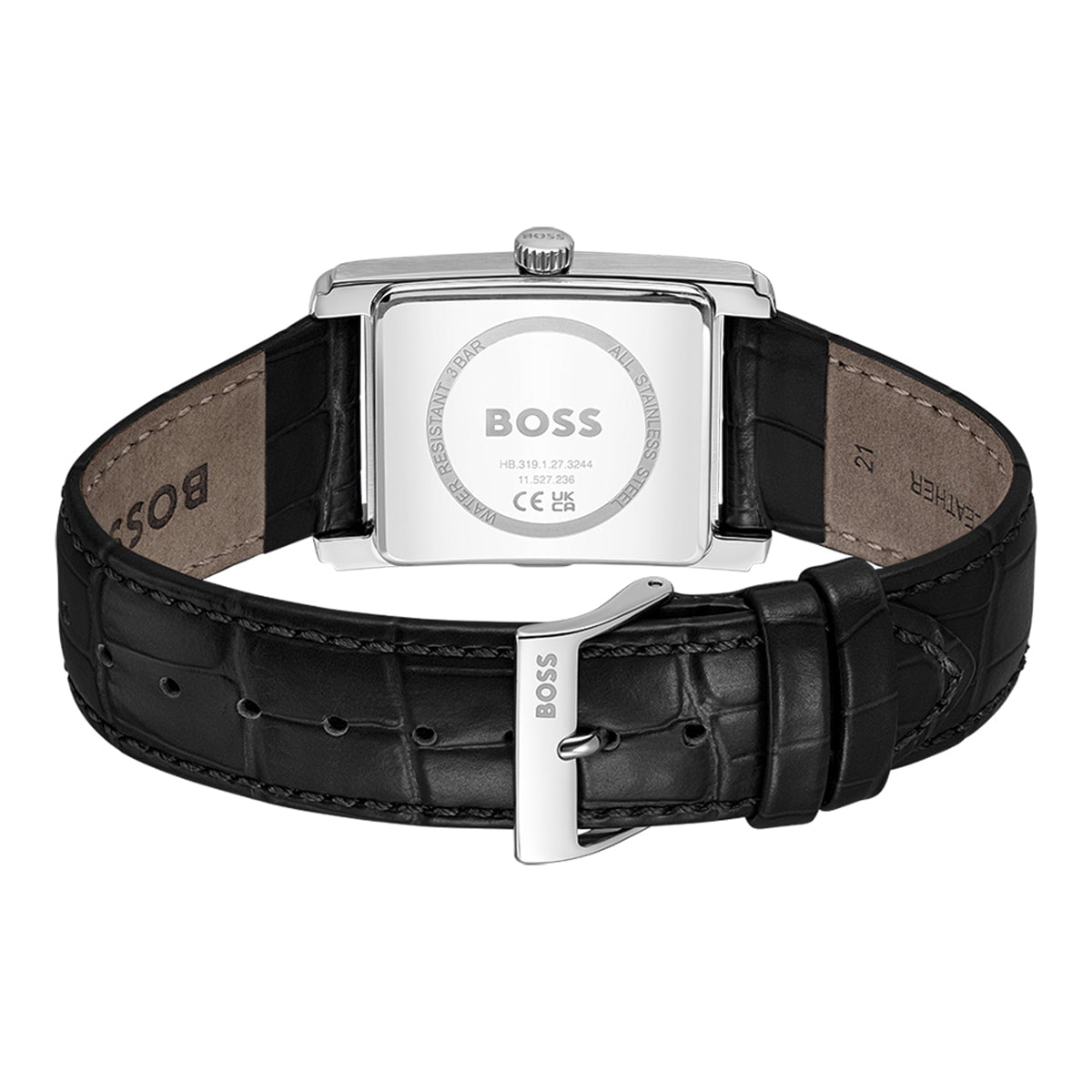 Montre BOSS Homme Principle Dress en Cuir Noir 1514277