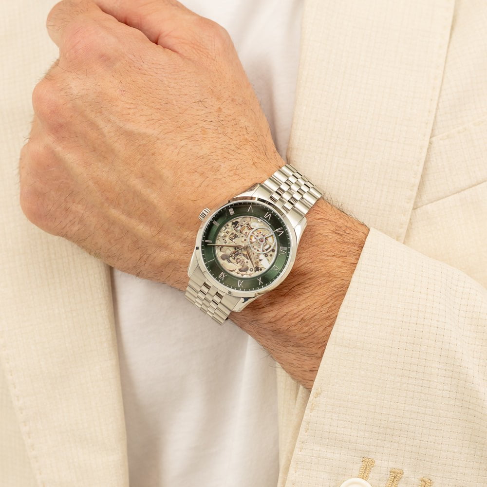 Montre BOSS Homme Principle Skeleton Automatique en Acier 1514236