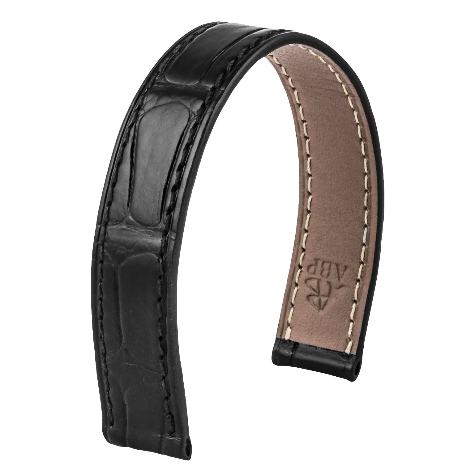 Bracelet-montre cuir - Poiray - Alligator (noir, marron, gris, bleu)