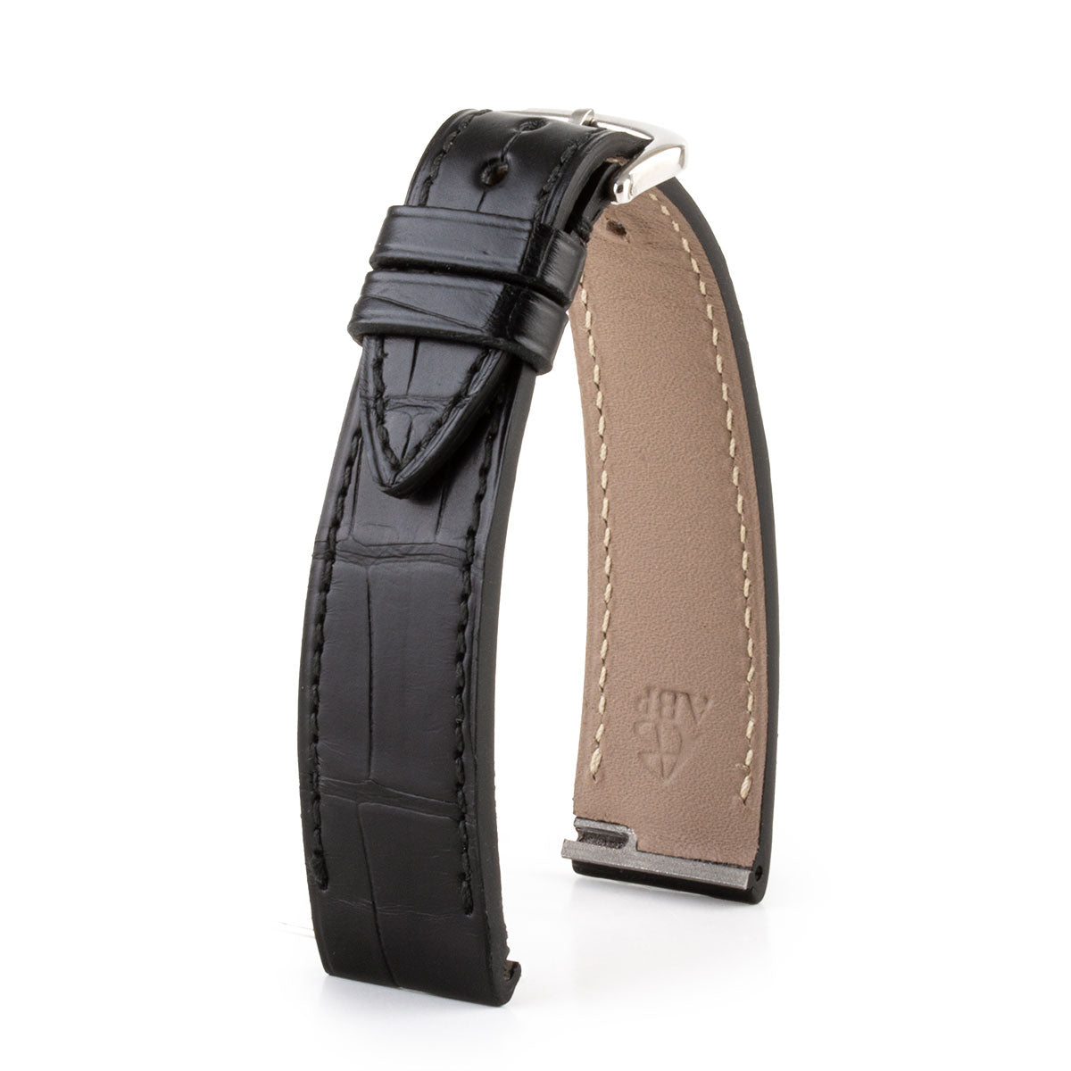 Cartier Santos Dumont (nouveaux modèles 2023) - Bracelet-montre cuir - Alligator (noir, gris, marron, bleu)