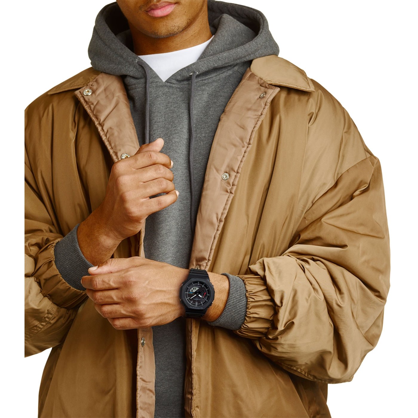 Montre CASIO Homme G-Shock Solaire en Silicone Noir GA-B2100-1AER