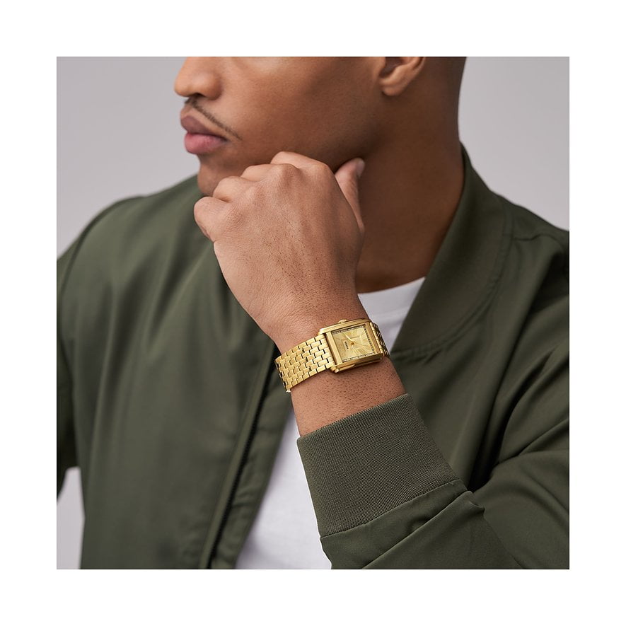 FOSSIL Men's Carraway Gold Steel Watch FS6009