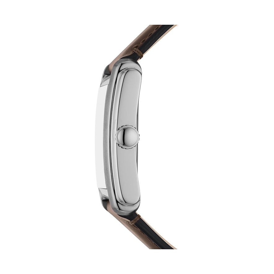 FOSSIL Men's Carraway Brown Leather Watch FS6012