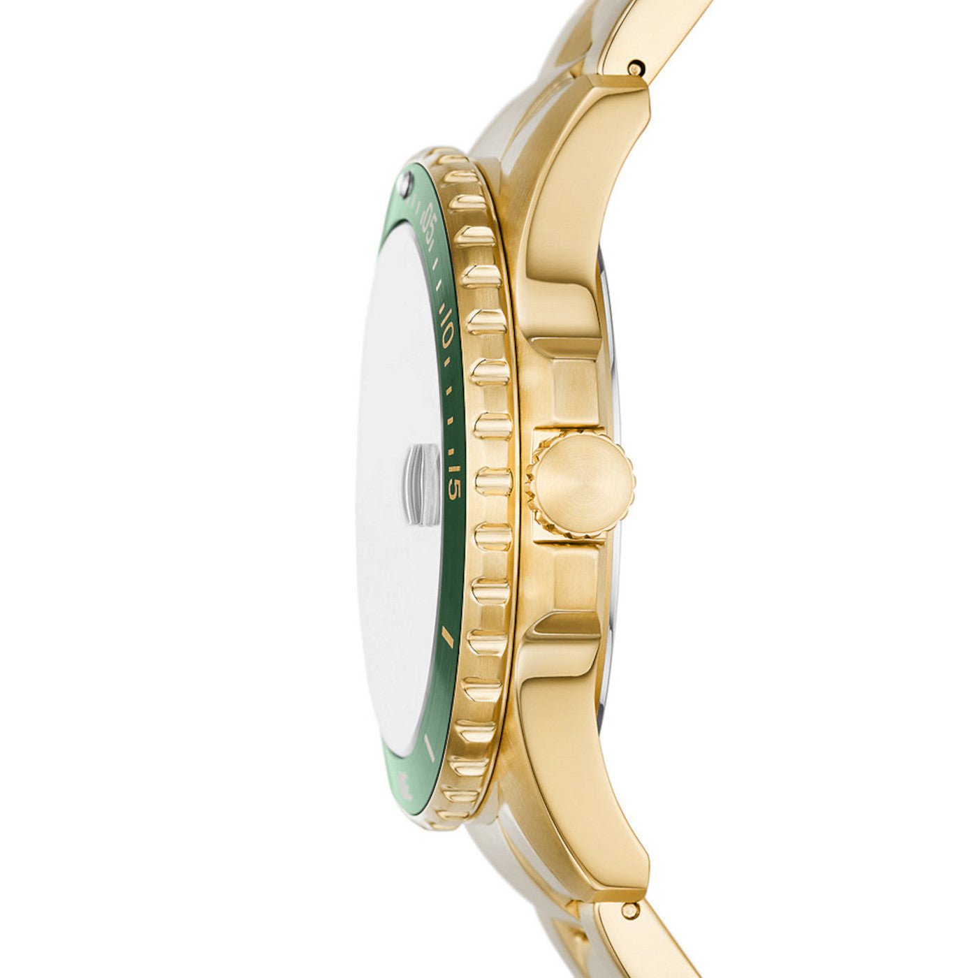 FOSSIL Men's Blue Dive Gold Steel Watch FS6030