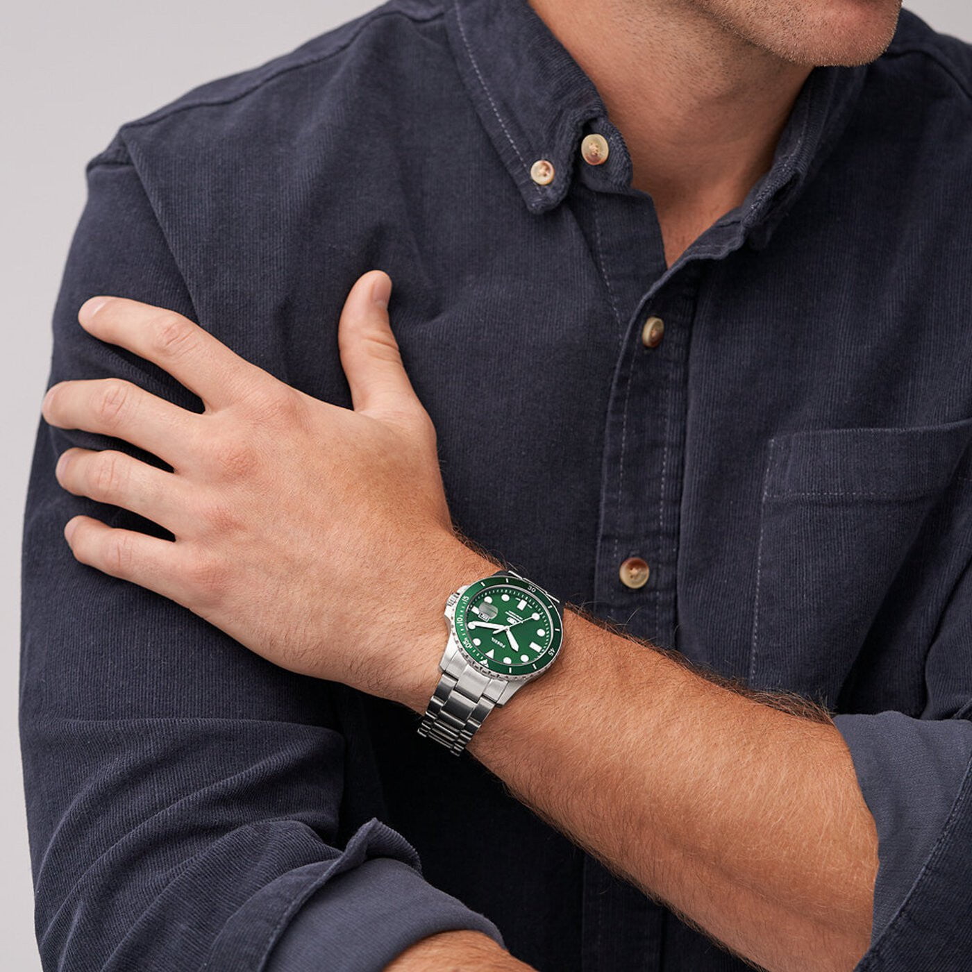 FOSSIL Men's Blue Dive Steel Watch FS6033