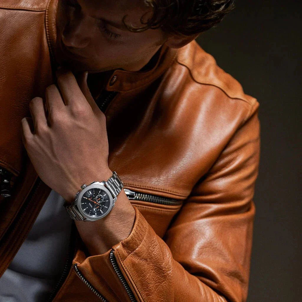 FOSSIL Men's Machine Chronograph Steel Watch FS6095