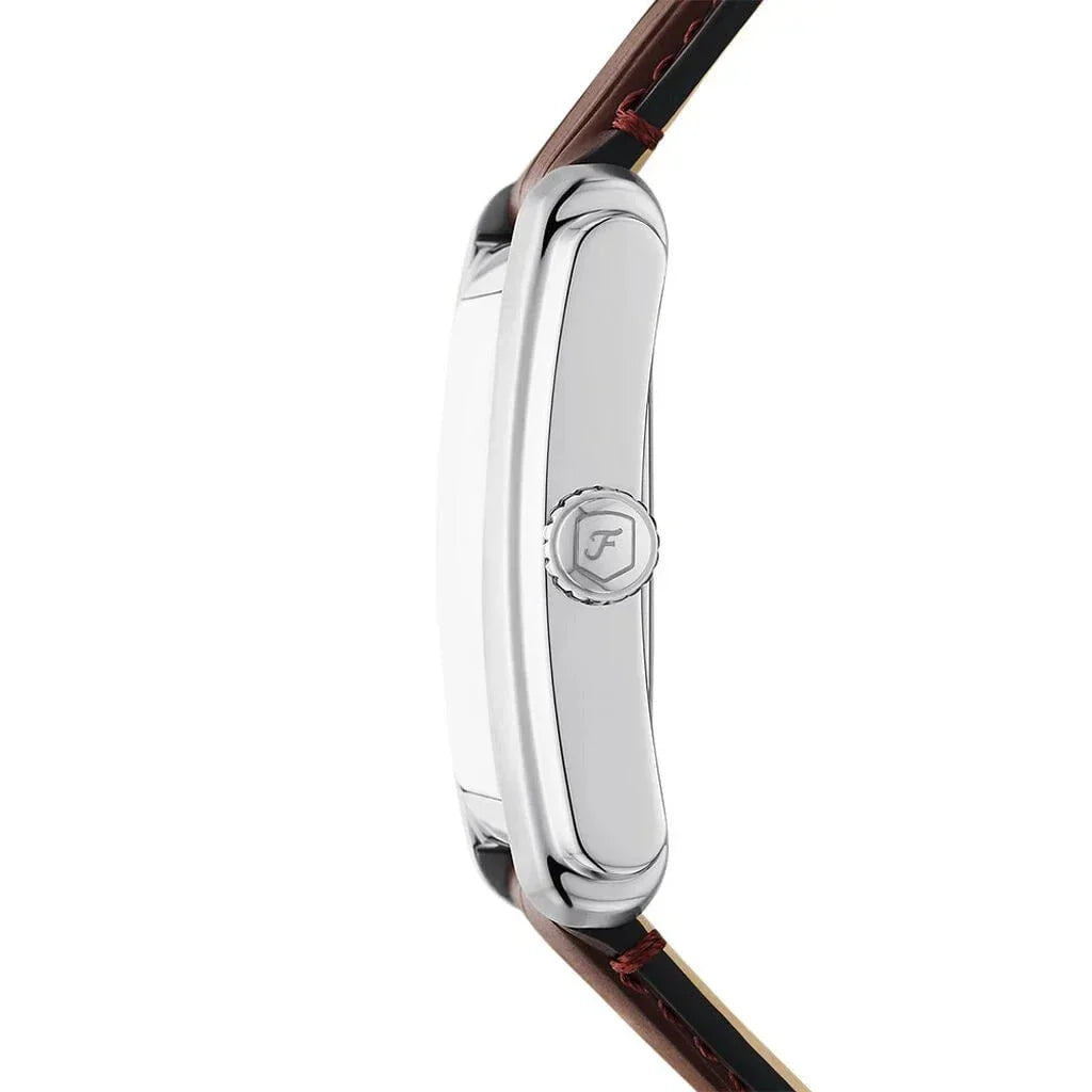 FOSSIL Men's Carraway Brown Leather Watch FS6110