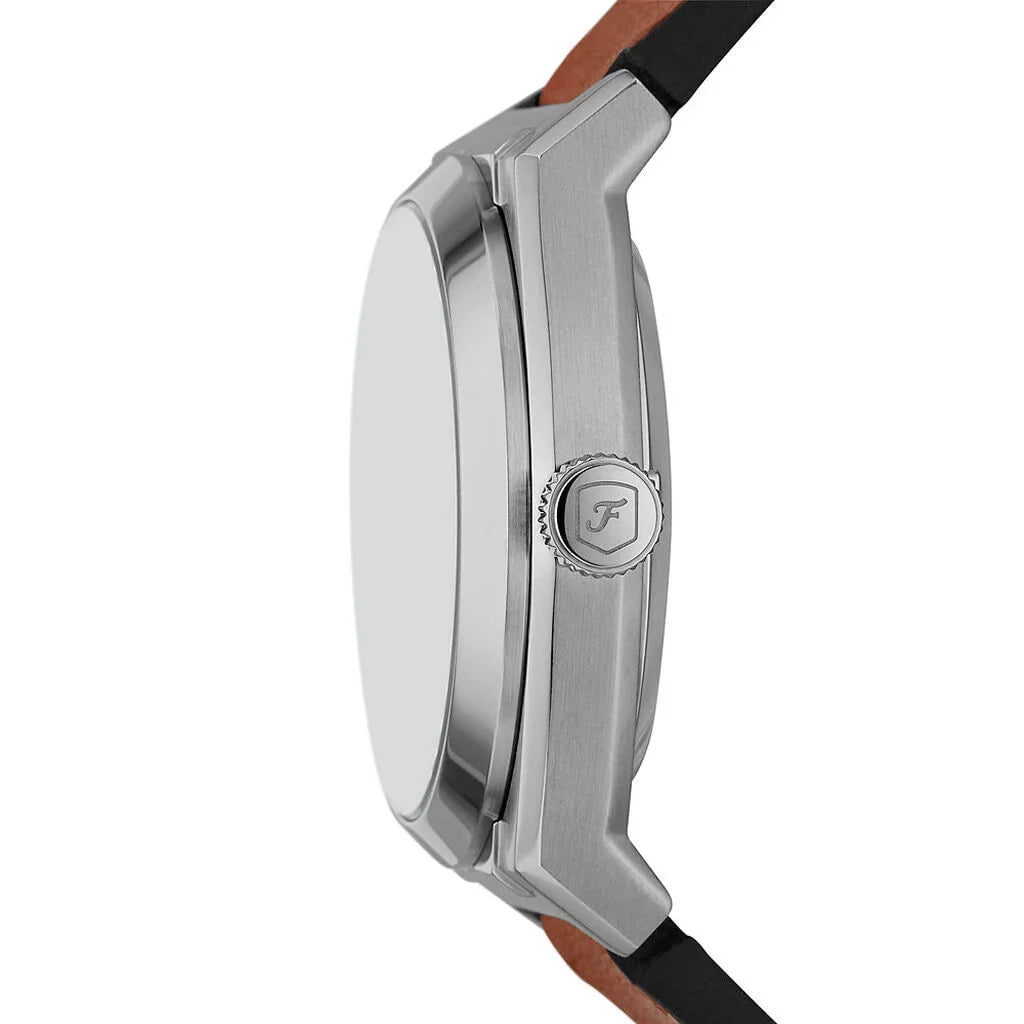 FOSSIL Men's Everett Automatic Brown Leather Watch ME3261