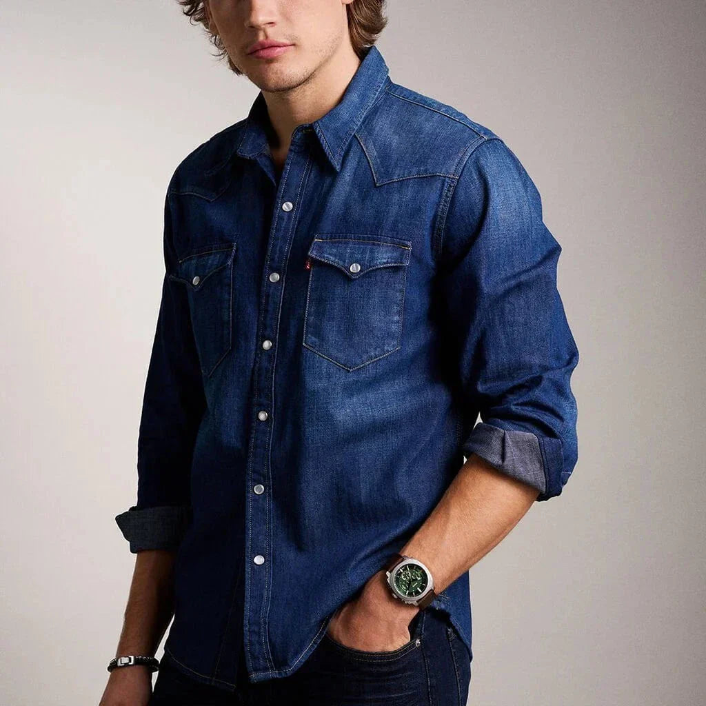 FOSSIL Men's Machine Chronograph Leather Watch FS6100