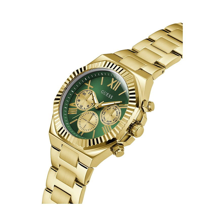 GUESS Men's Equity Gold Steel Watch GW0703G2