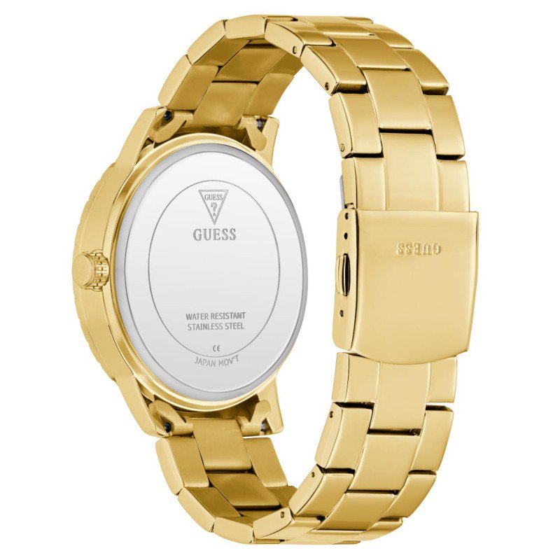 GUESS Men's Monarch Gold Steel Watch GW0958G2