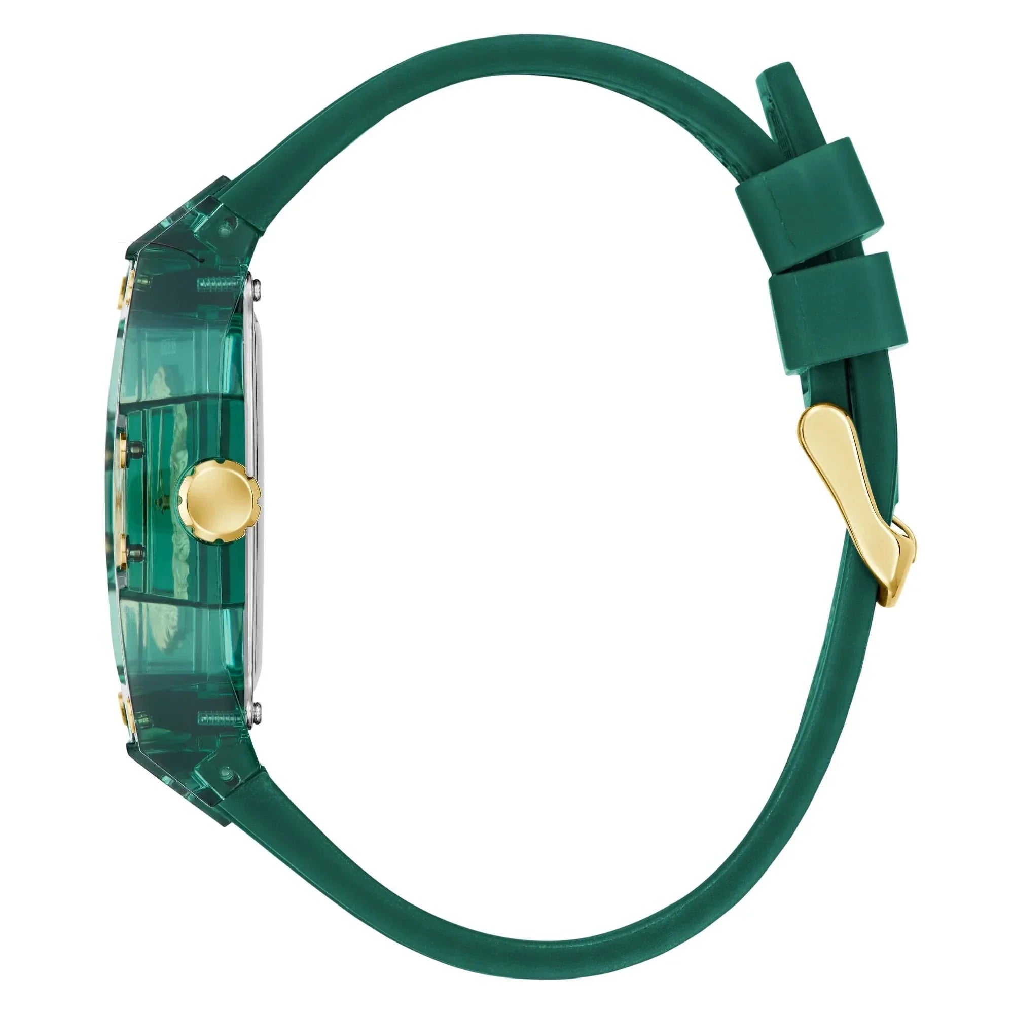 GUESS Men's Phoenix Green Silicone Watch GW0959G2