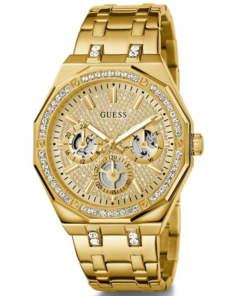 GUESS Men's Gold Steel Watch GW0960G2