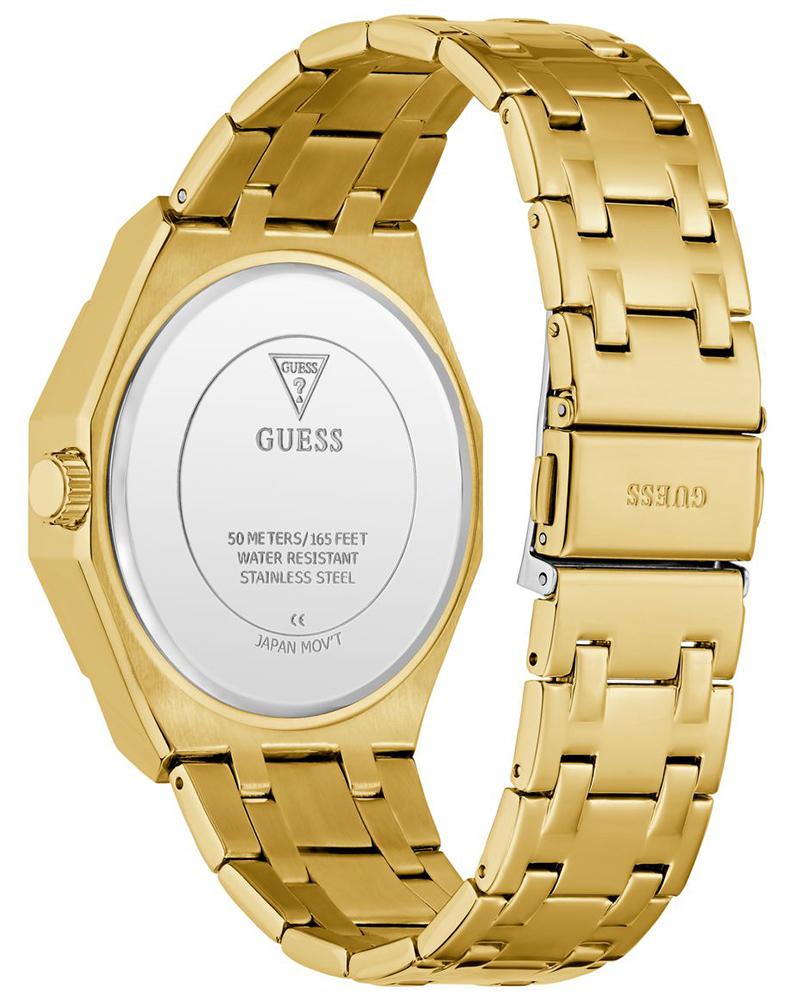 GUESS Men's Gold Steel Watch GW0960G2