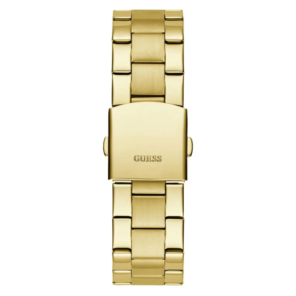 GUESS Men's Badge Gold Steel Watch GW0782G1