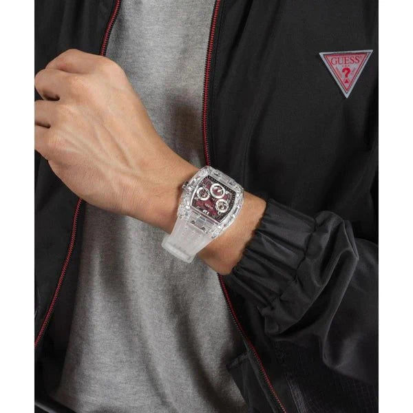 GUESS Men's Phoenix Silicone Watch GW0499G9