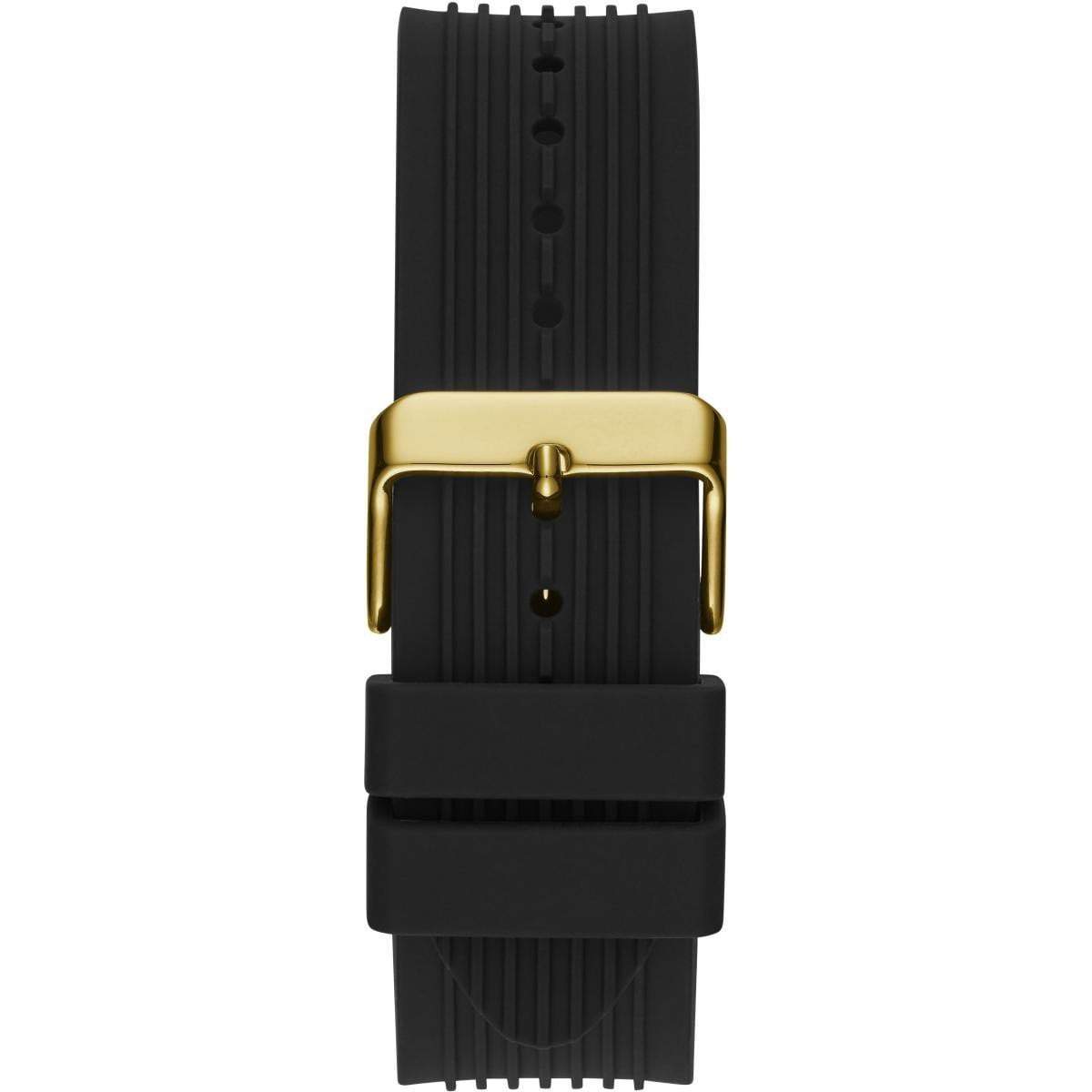 GUESS Men's Poseidon Black Silicone Watch GW0057G1