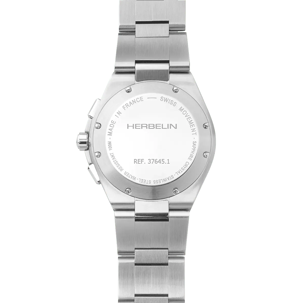 HERBELIN Men's Cap Camarat Steel Watch 37645B15