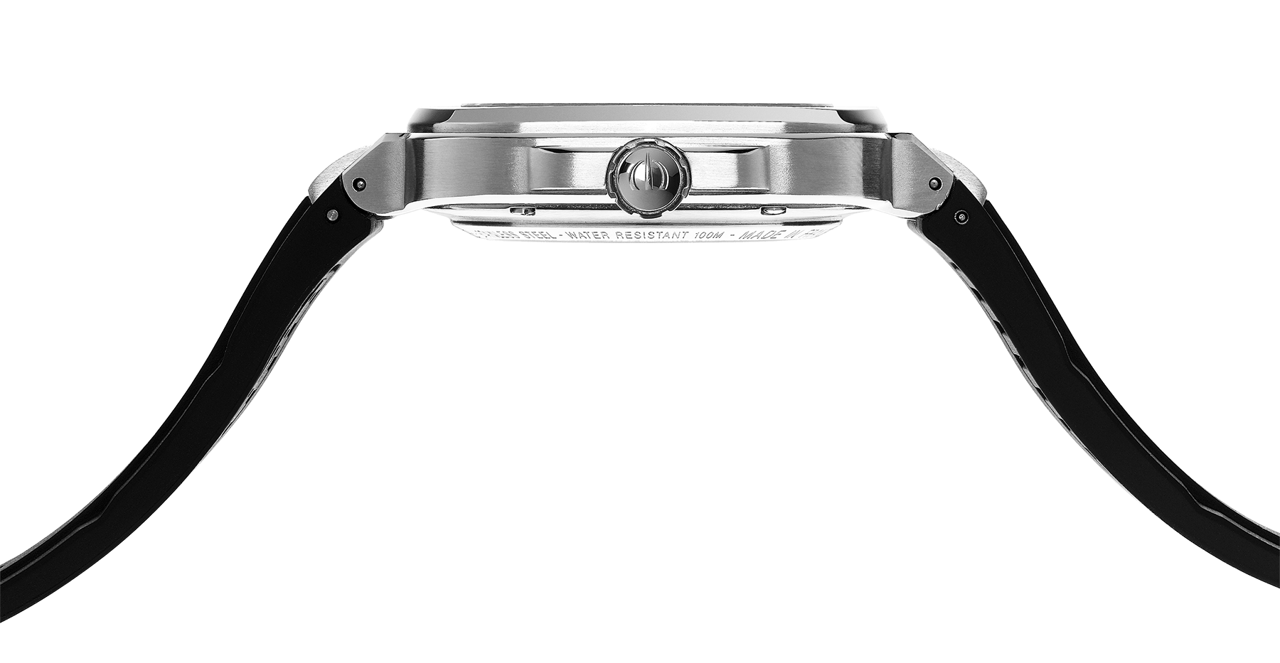 HERBELIN Men's Cap Camarat Silicone Watch 12246A15CA