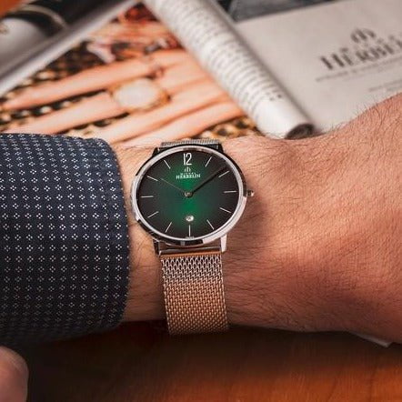 HERBELIN Men's City Watch in Milanese Steel 19515AP16B