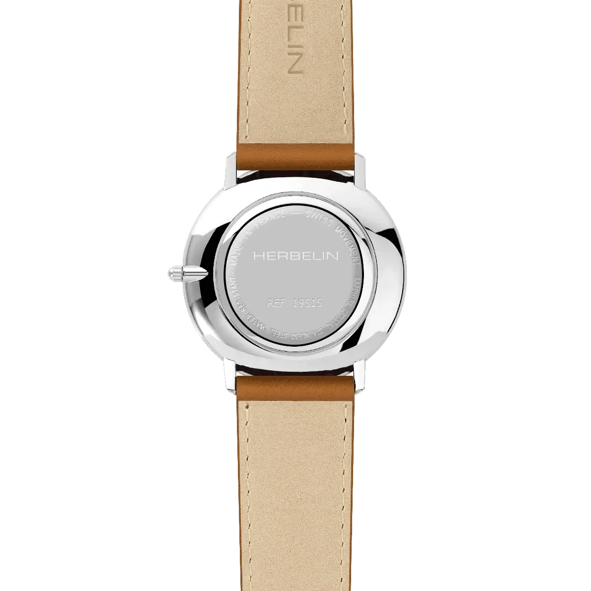 HERBELIN Men's City Leather Watch 19515AP15GD