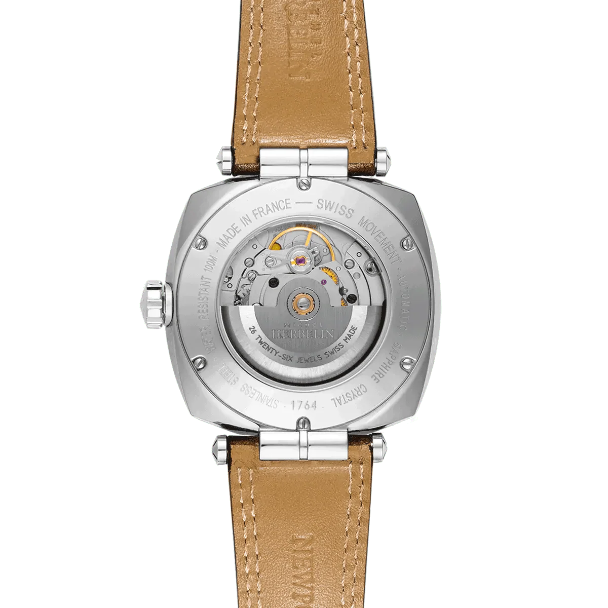 HERBELIN Men's Newport Heritage Automatic 1764T11BR Watch