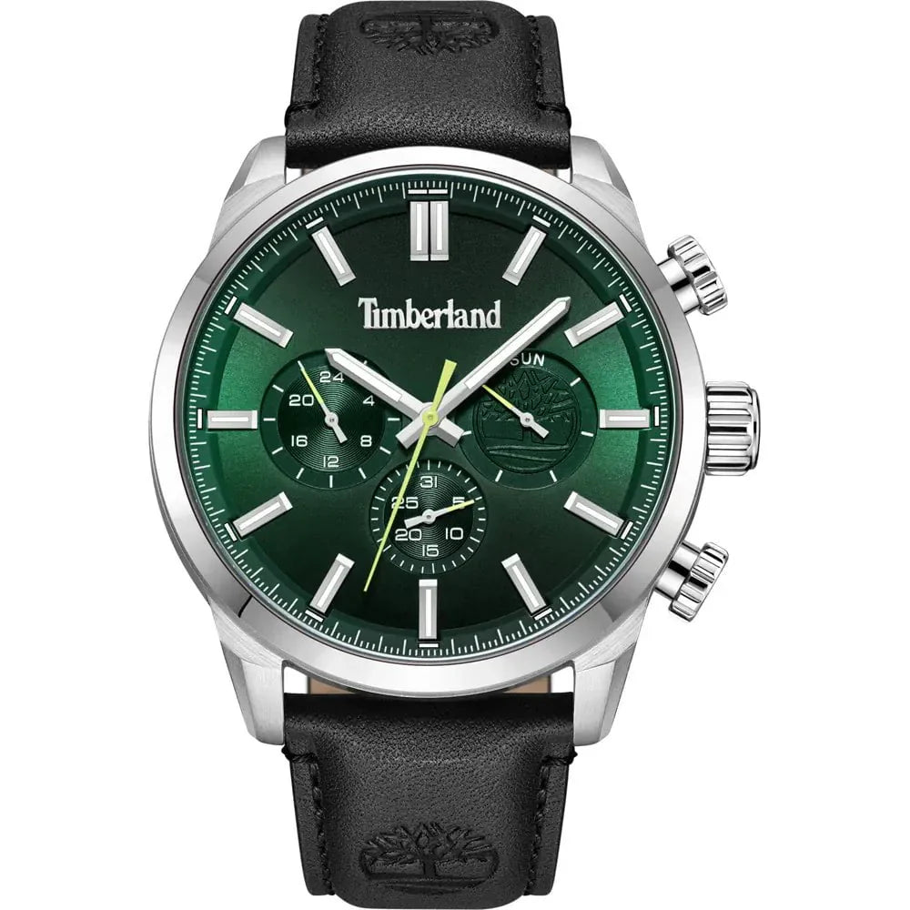 TIMBERLAND Men's Henniker Black Leather Watch TDWGF0028703