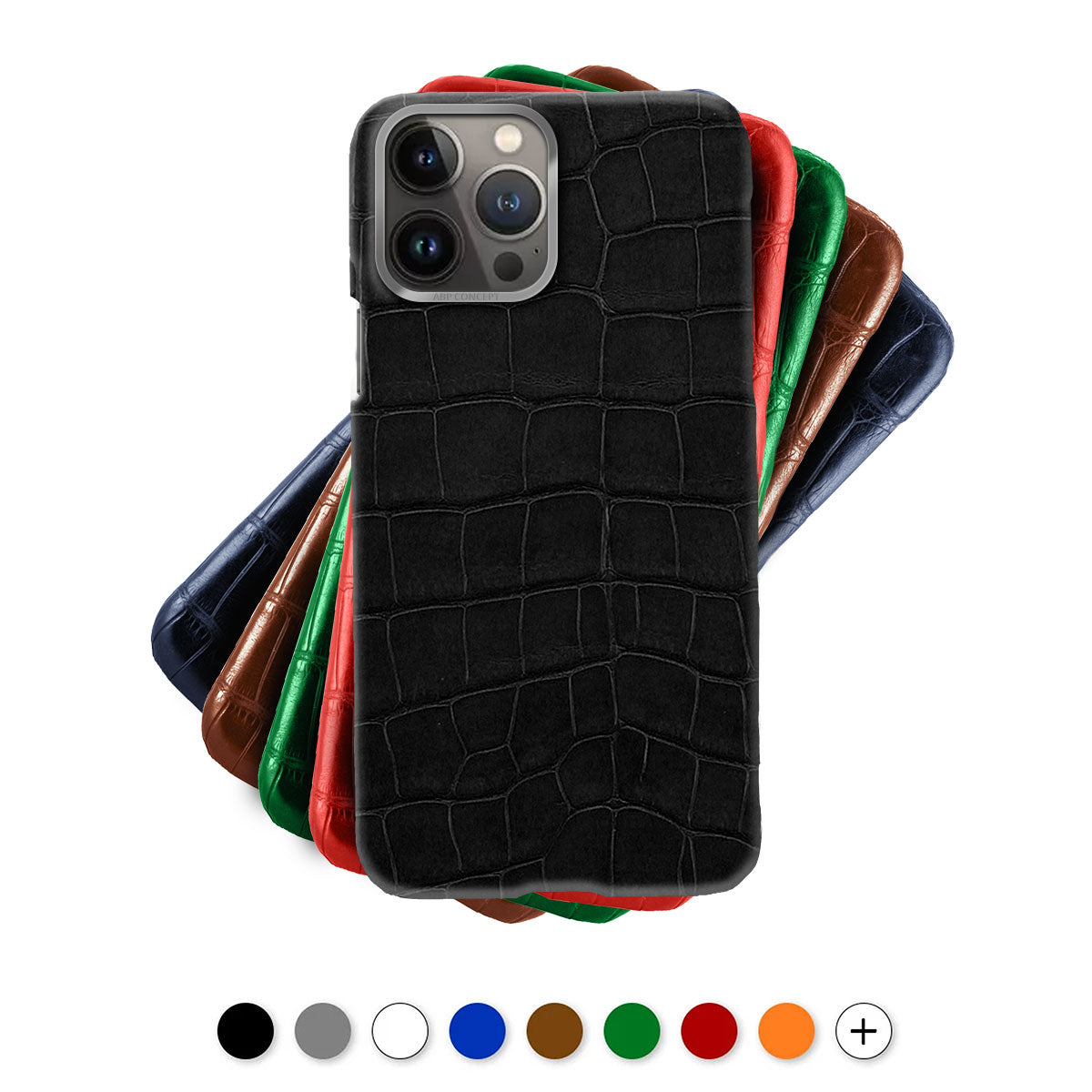 Coque cuir pour iPhone 15, 14 & 13 ( Tous modèles )  - Alligator