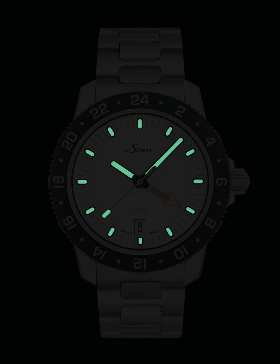 Sinn watch - 105 St Sa UTC W - Leather strap