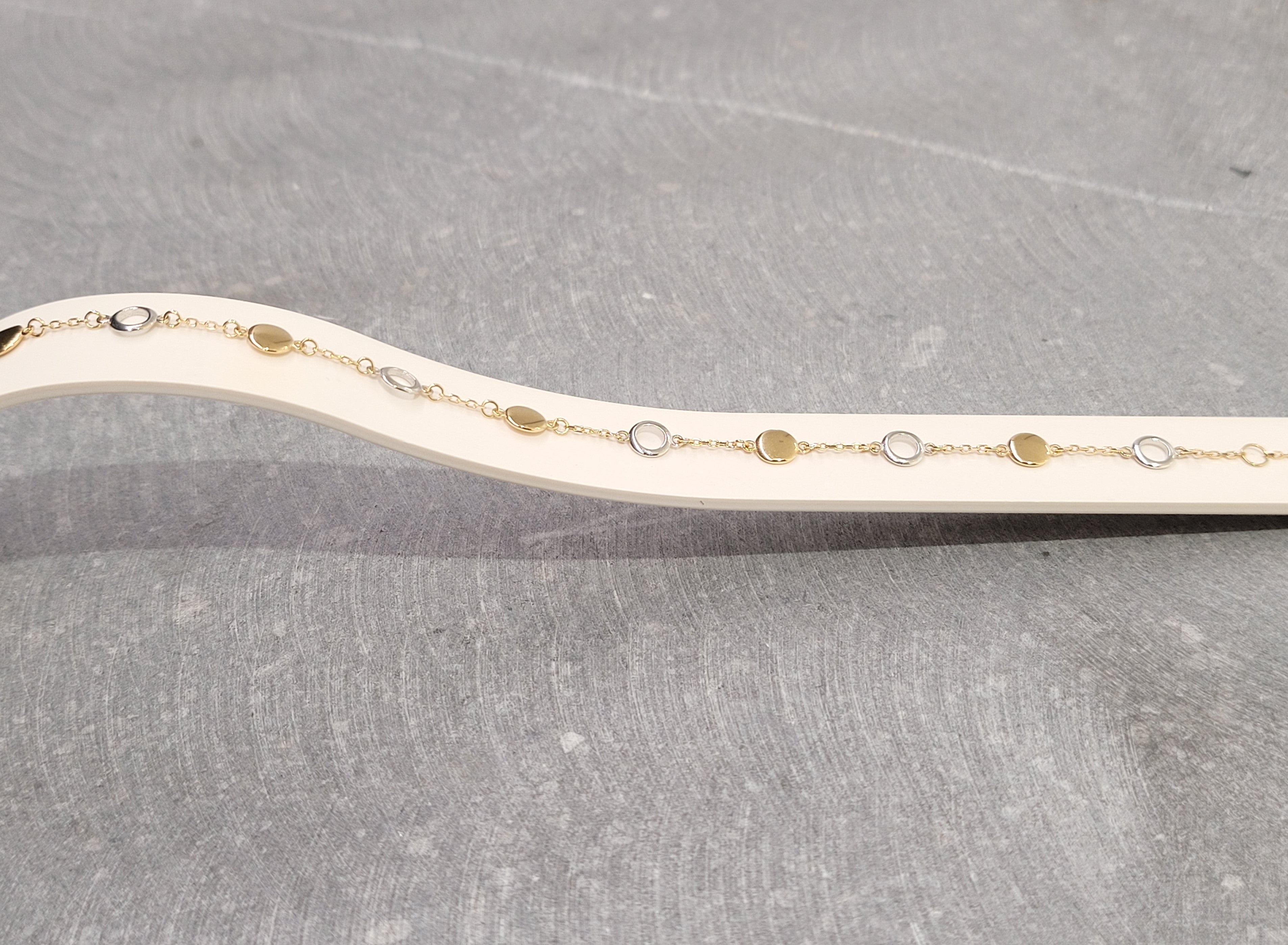 Bracelet en or 18 ct bicolore 342-167