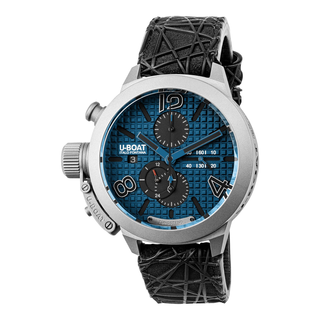 U-BOAT  Classico Titamiun Tungsten Blue- 45 mm - Automatique - 3003