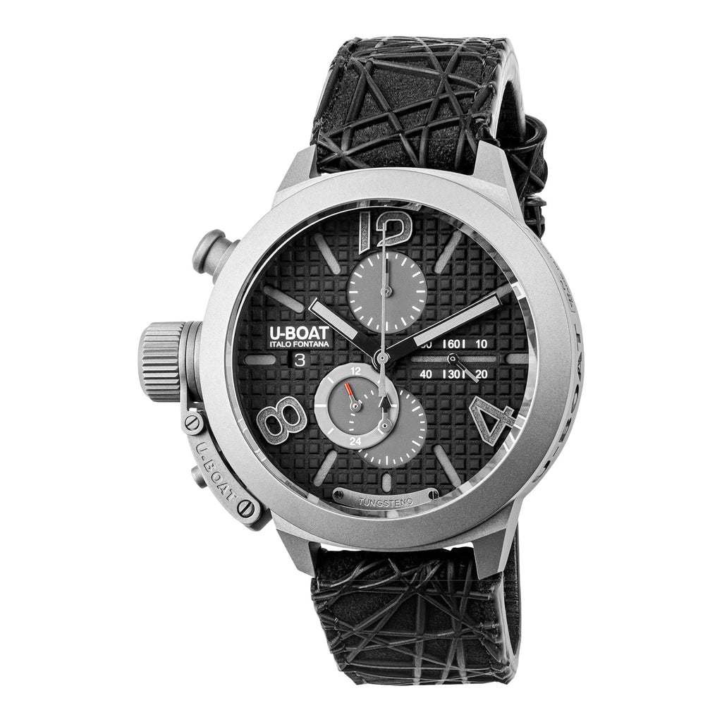 U-BOAT  Classico Titamiun Tungsten Black- 45 mm - Automatique - 3004