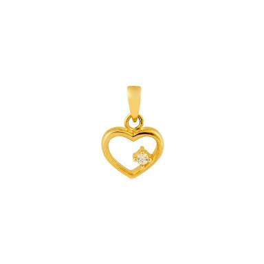 Pendentif coeur en or 18ct 363-101