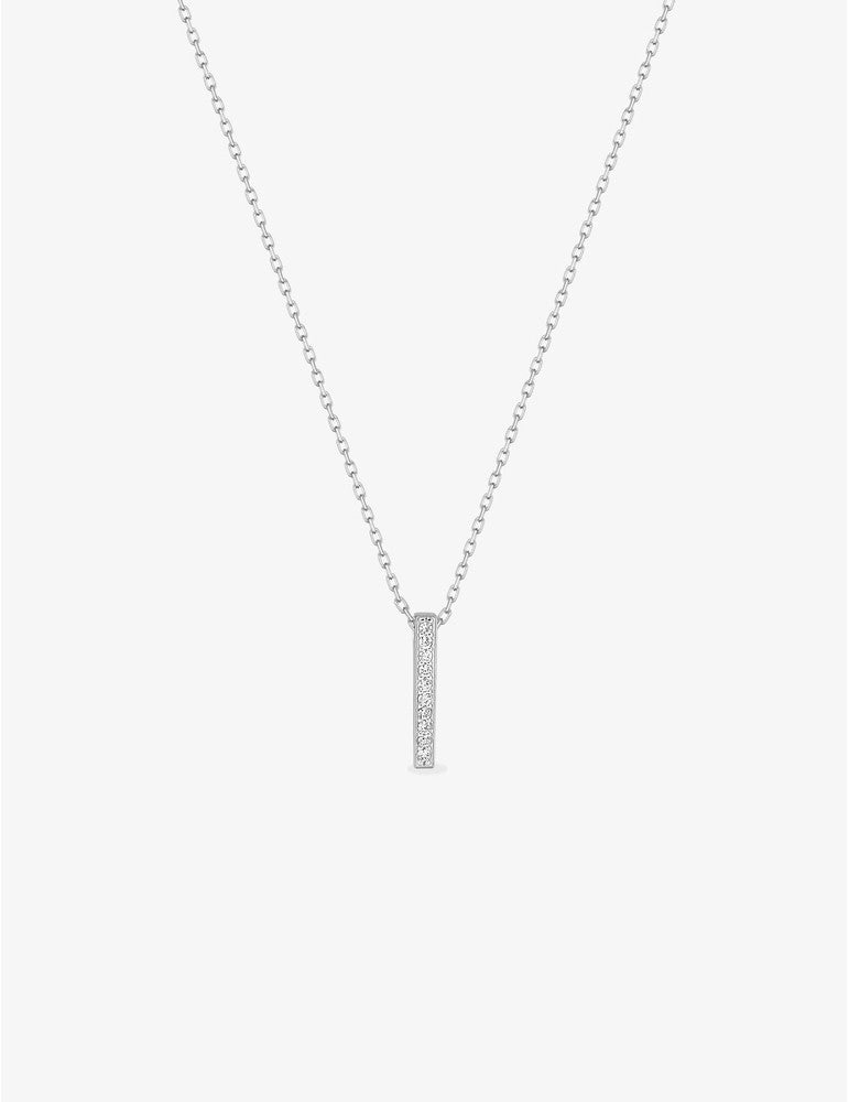 Collier en or blanc 9ct 454-56