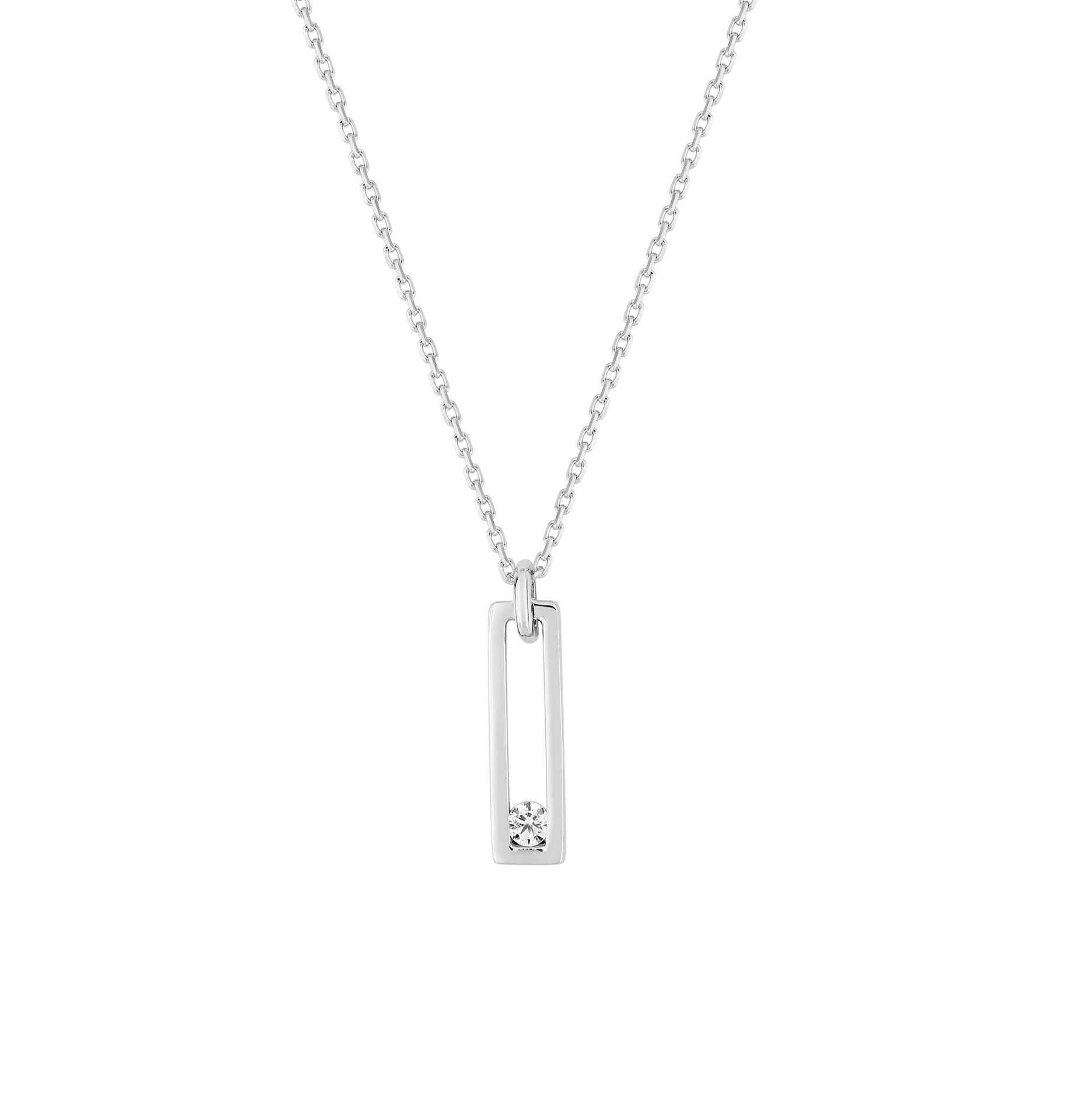 Collier en or blanc 9ct 454-59