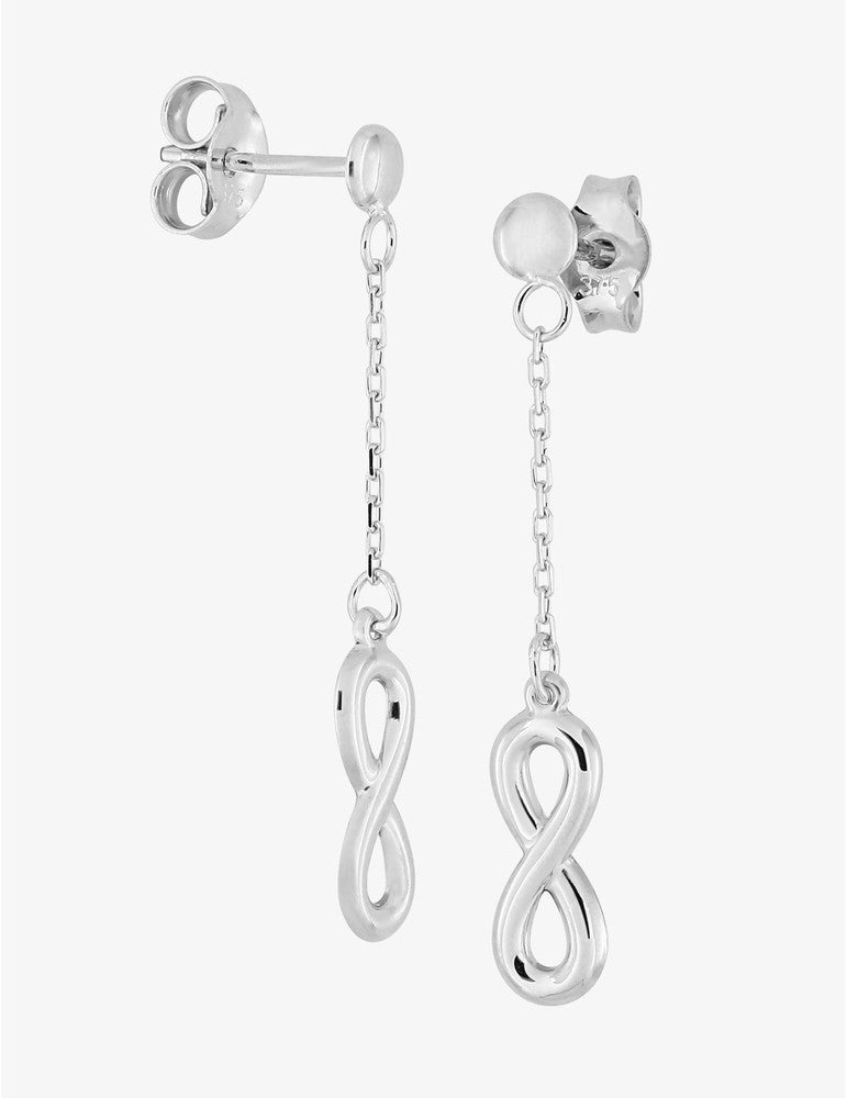 Boucles d'oreilles en or blanc 9 ct 483-76