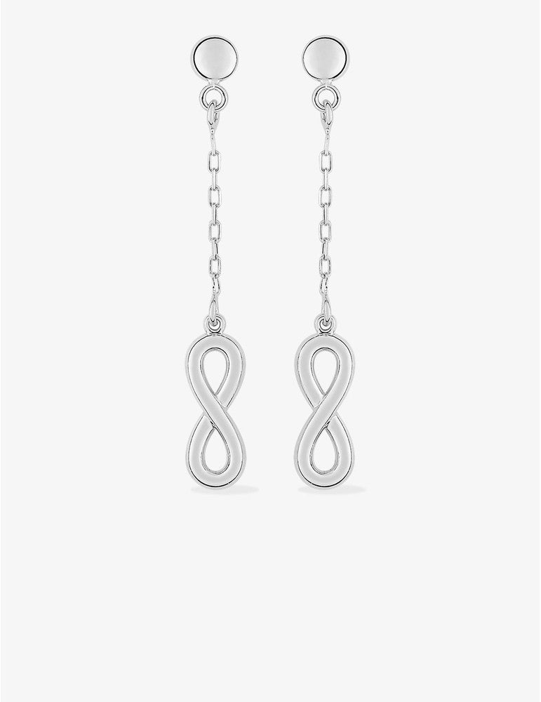 Boucles d'oreilles en or blanc 9 ct 483-76