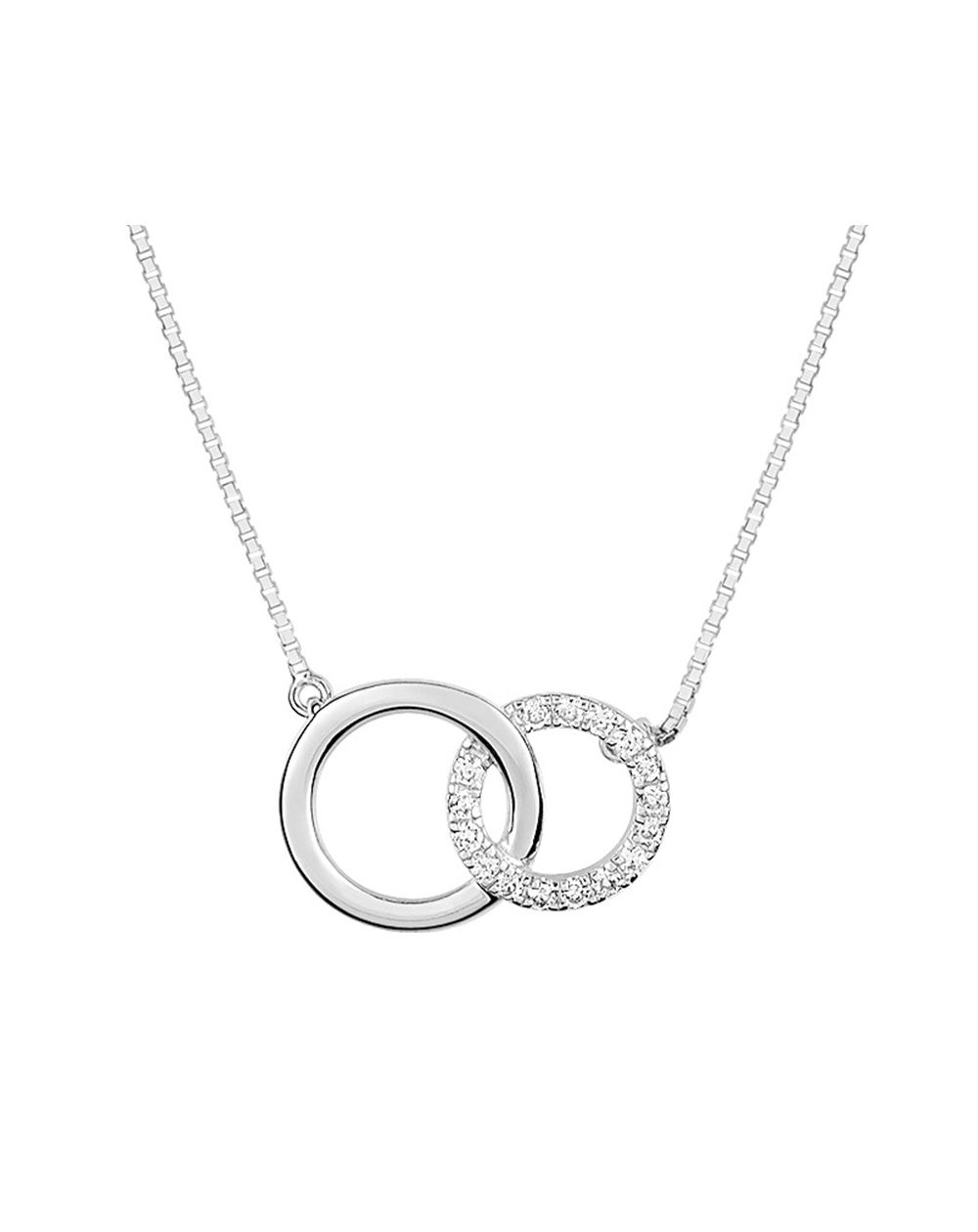 Collier en or blanc 9ct 454-57