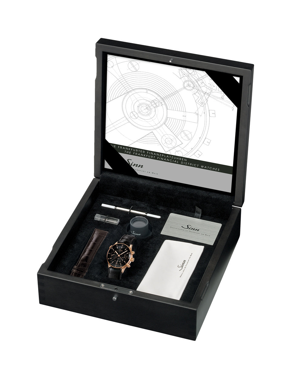 Sinn watch - 6000 Rose gold - Leather strap