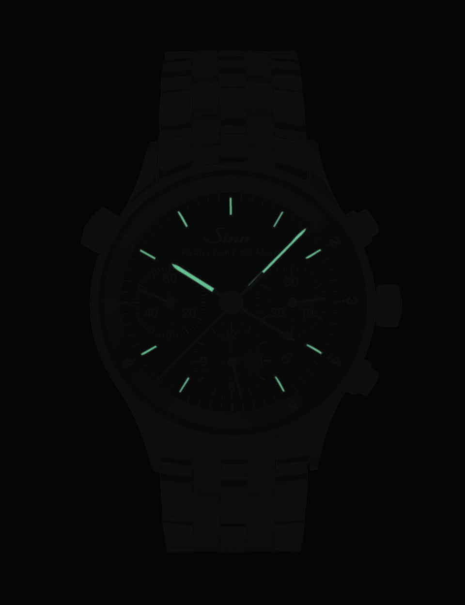 Sinn watch - 6000 - Leather bracelet + metal bracelet